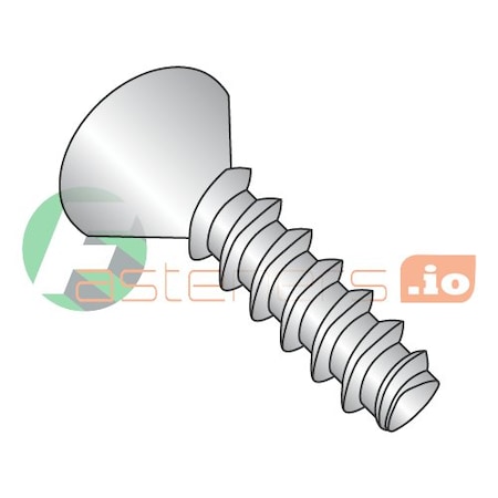 Newport Fasteners Thread Forming Screw, #10 x 1-1/4 in, 18-8 Stainless Steel Flat Head Phillips Drive, 2000 PK 553523